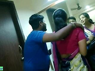 Village bhabhi's beautiful pussy gets fucked deep with creampie