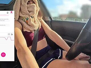 A Friend Films Me Driving as Fan Controls Lovense Vibrator Remotely