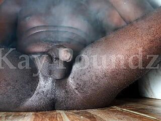 oh man i moan so hard jerking my hairy cock to intense cumshot after work