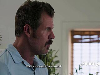 babysitter sneaks hardcore fun with wife's husband while she's away