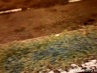 he watches his hotwife take stranger cock at gloryhole outdoor