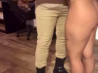 bombeiro rams bareback into hot japanese condo girl's tight pussy raw