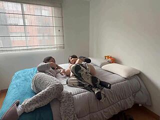 latina lesbians lick pussies in teasing fun compilation