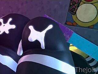 Puppet FNAF Creampie Compilation: Big Tits and Monster Action Part 1