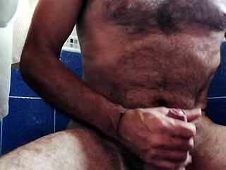 guy unloads massive cum shots everywhere