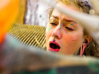 I love solo anal dildo in fishnets heels