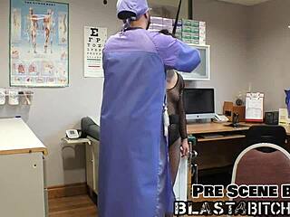 uhh jasmine roses moans as backstage facefuck blasts cum all over her tits