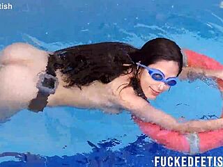 Helen Star's Wet Underwater Pool Play Ignites Deep Passion