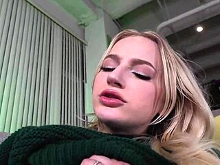 sage rabbit teases her huge tits then sucks and rides monster cock like a pro