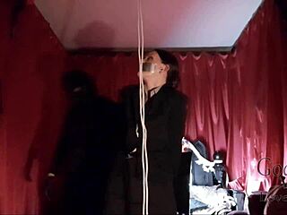 Agent Godiva Caught and Bound in Samson's Lair!