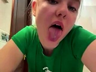 real creampie triggers intense close-up orgasm shakes