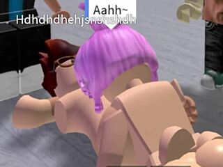 Whoa! She's Devouring That Roblox Cock Like Crazy Now!