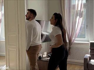 Italian real estate slut takes deep anal pounding doggystyle cowgirl