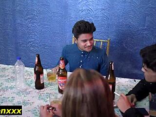 REAL Indian Wife Swap with Hindi Dirty Talk and Passionate Pussy Fucking!