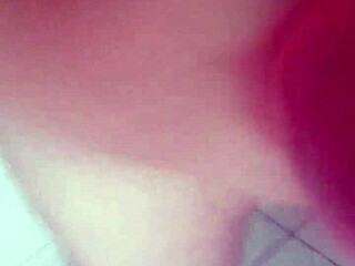 bisexual bathroom playtime with steamy masturbation vibes