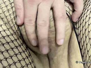 i'm uh poundin this big booty chubby mom doggystyle in sexy fishnets damn...
