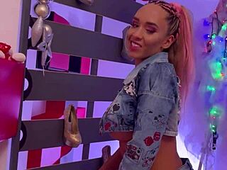 blazing anal and pussy slams heat up athletic photoshoot fuckfest