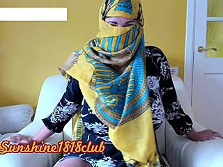 arabic hijab girl bounces big boobs live on webcam october 14th