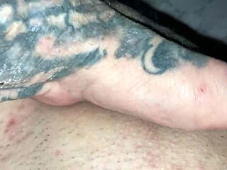 real amateur couple roughly fingers and stretches tight wet housewife pussy close-up