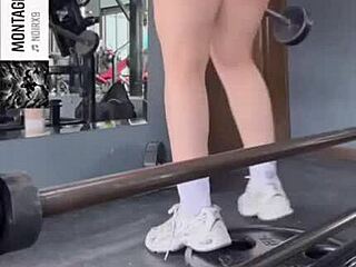 damn that gym girl's huge curvy ass shakes so juicy i can't stop staring omg