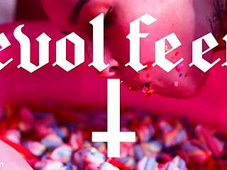 Goddess Smears Feet in Messy Domination Play