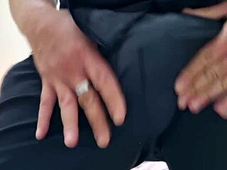 italian bodybuilder daddy rips panties spits on huge cock dirty talk anal cumshot ride