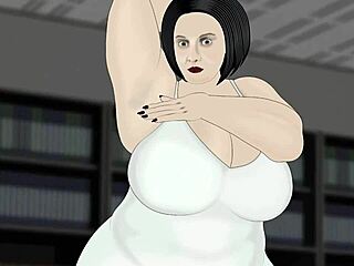 bbw in office DRESS GROPES her fat ASS, TITS and LEGS