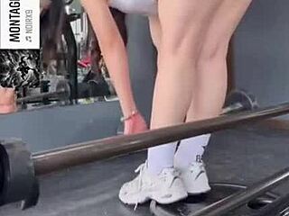 damn that gym girl's huge curvy ass shakes so juicy i can't stop staring omg