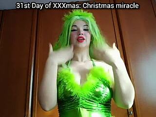 curvy brunette bunny farts big ass tits in homemade pov femdom cosplay dirty talk compilation fourth week of farty xxxmas kinky