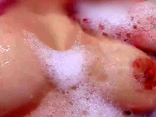 StepMom's Big Butt Revealed in Bathroom Bathing Routine