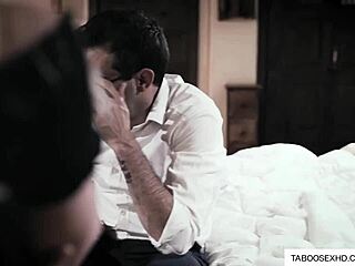 skinny stepsis rides nerd bro cock deep in taboo roleplay fuck frenzy