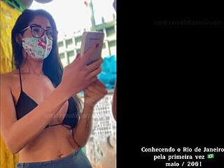 Renatinha Mello Strips Naked on Copacabana Avenue