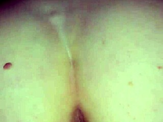 i'm ridin his huge cock cowgirl till my big pussy squirts everywhere messily