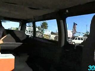 innocent teen slut takes cock on bus for cash 😈 public humiliation reality!