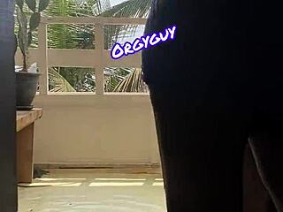 Housewife teases pussy flash at beach resort outdoors