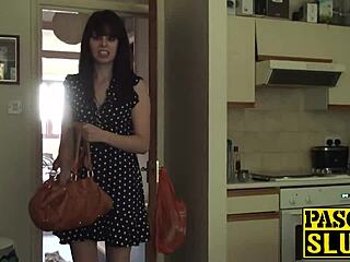 Slutty Cheating Gf Tiffany Naylor Messy Deepthroat Cum Swallow