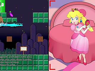 luigi sneaks hidden cam on princess peach fingering her tight pussy so naughtily