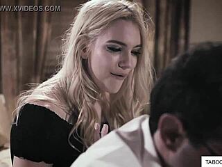 skinny stepsis rides nerd bro cock deep in taboo roleplay fuck frenzy