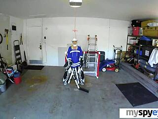 Kenzie kai hockey blonde teen gets boyfriend pounding after game