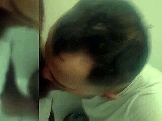 Coroa Pays For Gym Locker Blowjob!