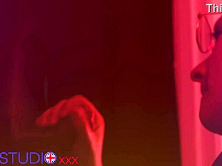 Nurse greene deepthroats gloryhole cock and swallows every drop