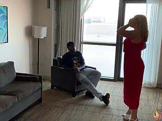 I'm busty blonde Joslyn Jane giving Rome Major BJ swallowing cum