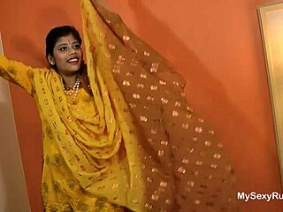 Wow! Indian Babe Rupali Fingers Shaved Pussy To Squirting Orgasm With Dildo!