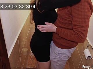 wife cheats toilet creampie stranger