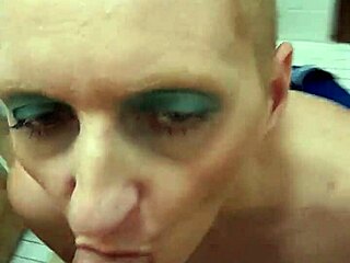 German Milf Prostitute Sandra's Rimjob Lick and Blowjob Whore Action
