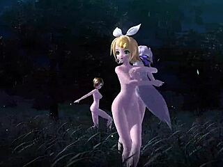 Kagamine Rin Meiko Haku Nude Mod Reveals Big Tits Ass Goddess