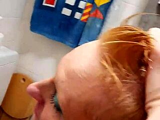 German Milf Prostitute Sandra's Rimjob Lick and Blowjob Whore Action