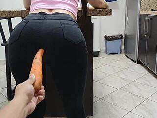 hot sister-in-law begs for my huge cock deep in her tight ass