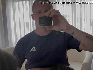 Belle-soeur de ma femme suce grosse bite et baise chatte trempée