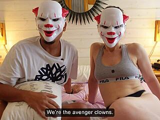 Step-siblings fake porn shoot turns into real shower sex